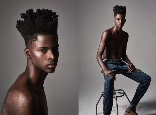 Henrique Falci/ Joy Model/ Divulgação Leonan, 19 anos, é morador do Complexo do Lins, no Rio de Janeiro