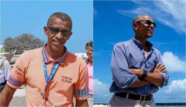 Montagem: Facebook/obamatour | Instagram/barackobama José Oliveira e Barack Obama: consegue dizer quem é quem?