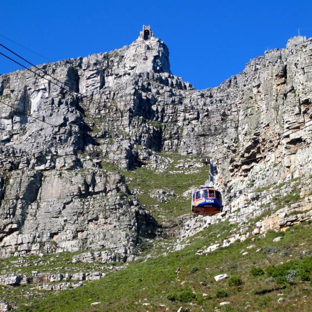 Mônica Manir/Estadão Bondinho leva ao alto da Table Mountain: feng shui natural