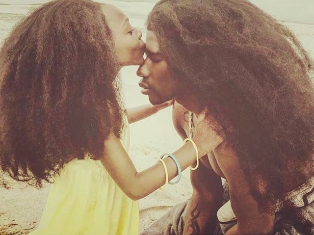 Reprodução/ Instagram @bennyharlem Benny Harlem e sua filha Jaxyn