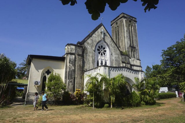 Denis D. Gray/AP Primeira igreja batista da cidade, construída por missionários norte-americanos em 1827