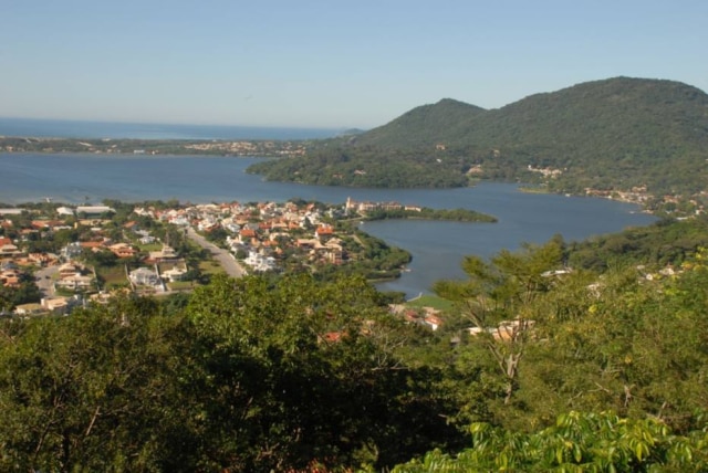 Divulgação Vista da Lagoa da Conceição, em Florianópolis