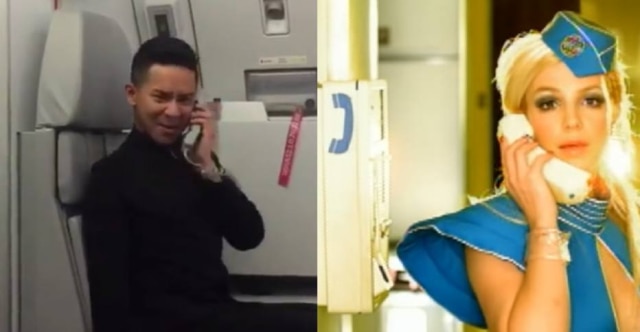 https://www.instagram.com/tonyfernandes / Reprodução de cena do clipe 'Toxic' Clipe de Britney Spears é de 2003