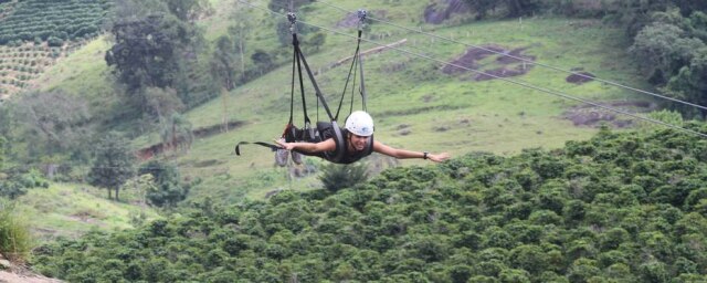 CUCA JORGE/PROJETO FOTOVENTURA/DIVULGAÇÃO Tirolesa no Parque dos Sonhos