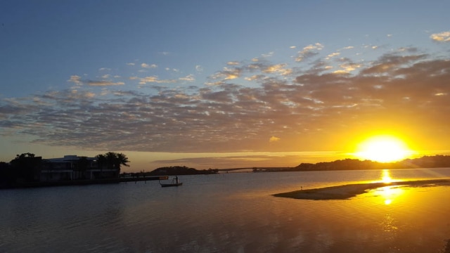 Bruna Toni/Estadão Pôr do sol em um fim de tarde no Dormitório das Garças