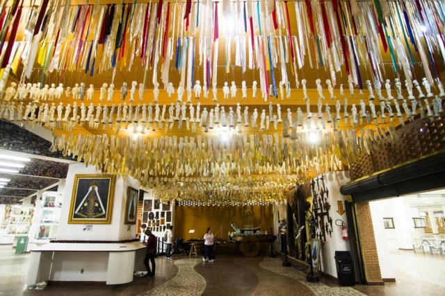 Thiago Leon/Santuário Nacional Sala de Promessas do Santuário Nacional recebe milhares de ex-votos todo mês