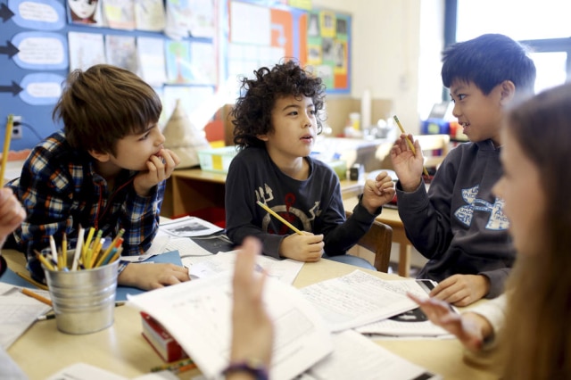 Kirsten Luce/The New York Times Há programas de estudos para crianças a partir de 7 anos, com qualquer nível do idioma