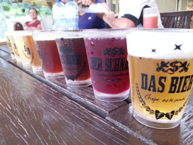 Adriana Moreira/Estadão Degustação na DasBier, a primeira cervejaria do roteiro