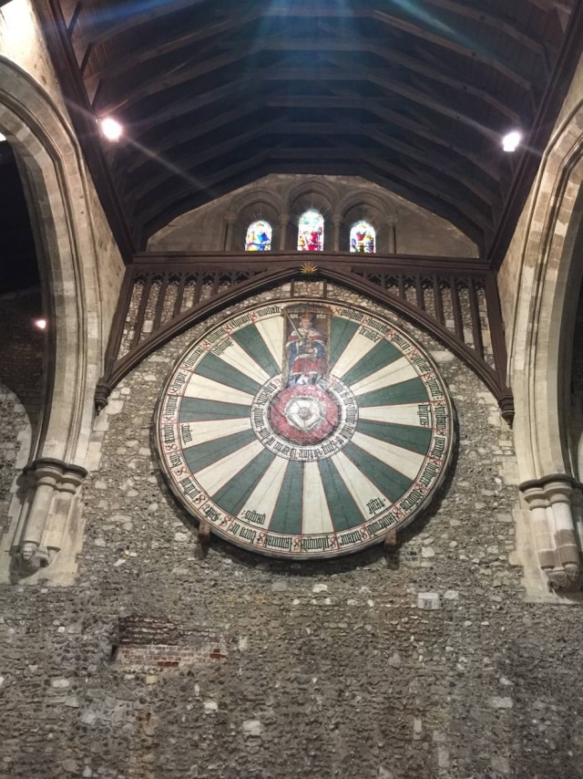 Luiz Ferando Toledo/Estadão Távola Redonda no Great Hall do Castelo de Winchester