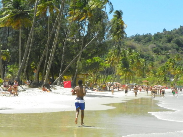 Marcia Pezenti/Estadão Cheia de palmeiras, Maracas é a praia ideal para relaxar em Trinidad