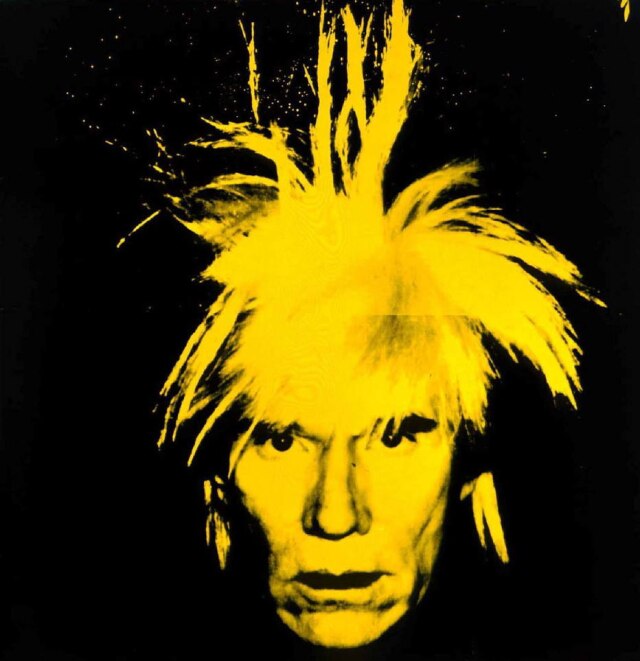 Autorretrato de Andy Warhol: artista promovia festas repletas de ícones das artes em sus casa