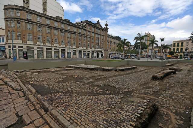 Fabio Motta/Estadão Antigo Cais do Valongo, na região portuária do Rio. Sítio arqueológico foi titulado Patrimônio da Unesco.