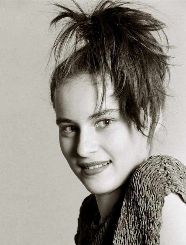 Melania começou como modelo na ex-Iugoslávia, atualmente Eslovênia. Na foto, ela com 17 anos em um dos seus primeiros trabalhos. 