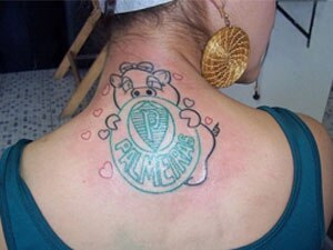 O amor pelo clube gravado na pele