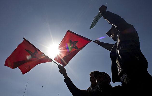 Marroquinos protestam em Rabat