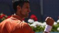 Djokovic chega à semifinal em Madri pela 7ª vez e encara Alcaraz, algoz de Nadal