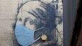 Obra de Banksy ganha máscara facial contra o coronavírus