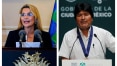 A luta de poder na Bolívia: Jeanine Áñez no gabinete contra Evo Morales exilado no México