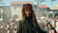 Johnny Depp volta a Jack Sparrow em 'Piratas do Caribe – A Vingança de Salazar'