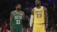 'Triplo-duplo' de LeBron não salva os Lakers de derrota em casa para os Celtics