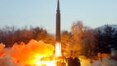 Coreia do Norte dispara dois mísseis de curto alcance em teste