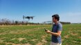 Drones substituem máquinas na agricultura