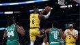 LeBron brilha e Lakers vencem clássico contra os Celtics na NBA; Nets batem Mavericks