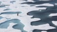 'Onda de calor' no inverno reduz cobertura de gelo no Ártico