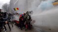 Protesto contra restrições à covid faz Bruxelas virar uma praça de guerra