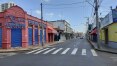 Ruas ficam desertas em Araraquara nas primeiras 24h de 'lockdown total'