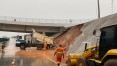 Trecho de obra inaugurada por Bolsonaro desaba no Rio Grande do Sul