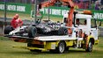 Grosjean reclama da organização de GP da Itália após acidente
