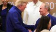 Trump e Putin dão rápido aperto de mão no Vietnã