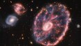 James Webb: Nasa divulga imagem de galáxia ‘Roda de Carro’ feita pelo telescópio