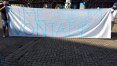 Torcedores do Grêmio protestam em frente à Arena: 'Time sem vontade'