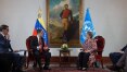 Na Venezuela, Bachelet discute crise humanitária com cúpula chavista