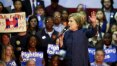 Favorita, Hillary teme baixo comparecimento em eleição geral