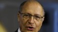 Em Caruaru, Alckmin diz que infraestrutura, água e segurança pública serão prioridades