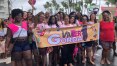 Mulheres do movimento ‘Vai Ter Gorda’ protestam contra a gordofobia, em Salvador