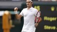 Federer vai às quartas em Wimbledon