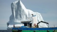 'Caçador de icebergs', capitão canadense lucra com água de luxo