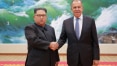 Kim Jong-un diz a chanceler russo que está comprometido com desnuclearização