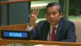 Mianmar demite embaixador do país na ONU