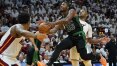 Boston Celtics bate Miami Heat na Flórida e fica a uma vitória do título na Conferência Leste da NBA