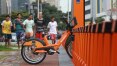 Com bloqueio na Marginal do Pinheiros, serviços oferecem mais bicicletas