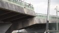 Prefeitura ergue um metro do viaduto que cedeu em SP