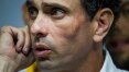 Capriles denuncia agressão durante protesto na Venezuela