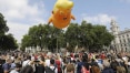 ‘Bebê Trump’ sobrevoa Londres durante visita de presidente americano
