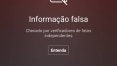 Instagram coloca 'alerta de fake news' em postagem compartilhada por Bolsonaro