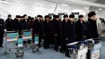 Atletas norte-coreanos chegam à Coreia do Sul para os Jogos de Inverno